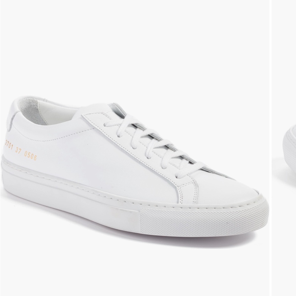 Common Projects Women’s Achilles Low White Leather Size 37